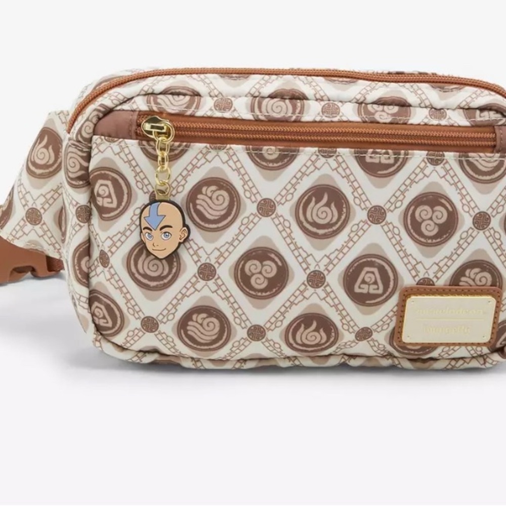 Loungefly Brown and Cream Avatar Belt Bag